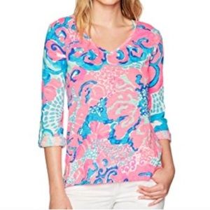 Lilly pulitzer jennifer so jelly top xs